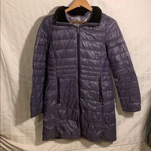 Andrew Marc hooded packable women’s jacket